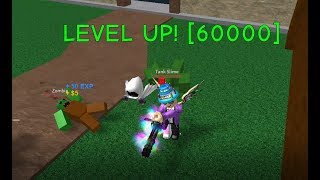 Roblox Zombie Attack - Level 60,000!