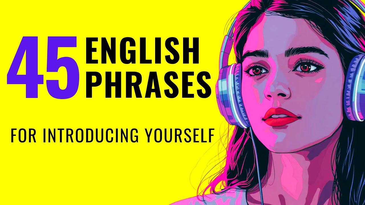 45 English Phrases for Introducing Yourself | Slow Listening & Shadowing Practice (A1–A2)