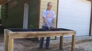 Easy Stand Up Garden Planter Box This is a very easy stand up planter box that can be used for flowers or vegetables. You can build this with a handful of tools. This