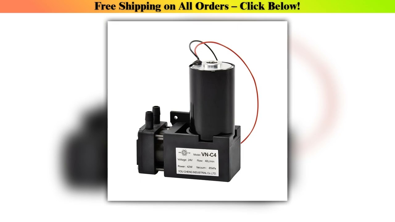 Long Service Life High Pressure Small DC Diaphragm 12v Brushless Vacuum Pump Must Have Product