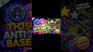 Townhall 15 🏠 | Undefeated Base Link 🗡️ #clashofclans #baselink