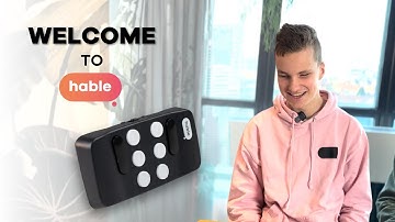 Hable and the Hable One - a portable Braille keyboard for people who are blind