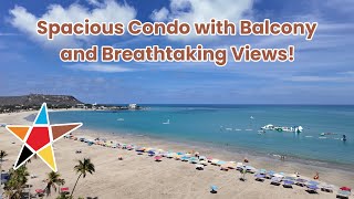 Oceanfront Oasis: Spacious Condo with Balcony and Breathtaking Views!