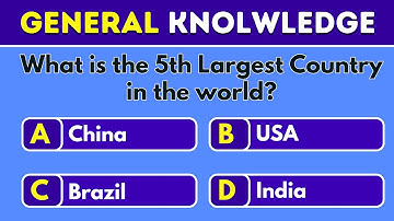 How Good Is Your General Knowledge !  CAN YOU SCORE 30/30 ON THIS QUIZ? Quiz To Find Out! Challenge