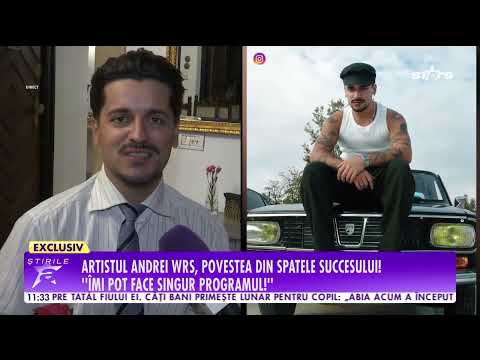Andrei WRS, povestea din spatele succesului | Știrile Antena Stars