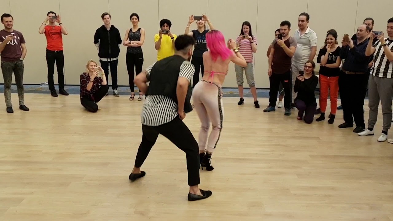 Anthony Santos-Voy Pa'lla /Willy y Noura bachata dominicanFusion/Istanbull social Dance Marathon