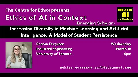 Sharon Ferguson, Increasing diversity in Machine L...