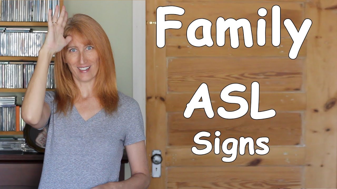 ASL Family Signs | Viewer Q&A - YouTube