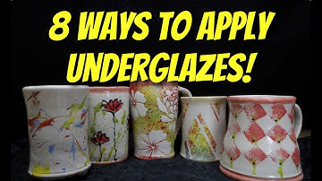 8 Ways to Apply Underglazes - Don