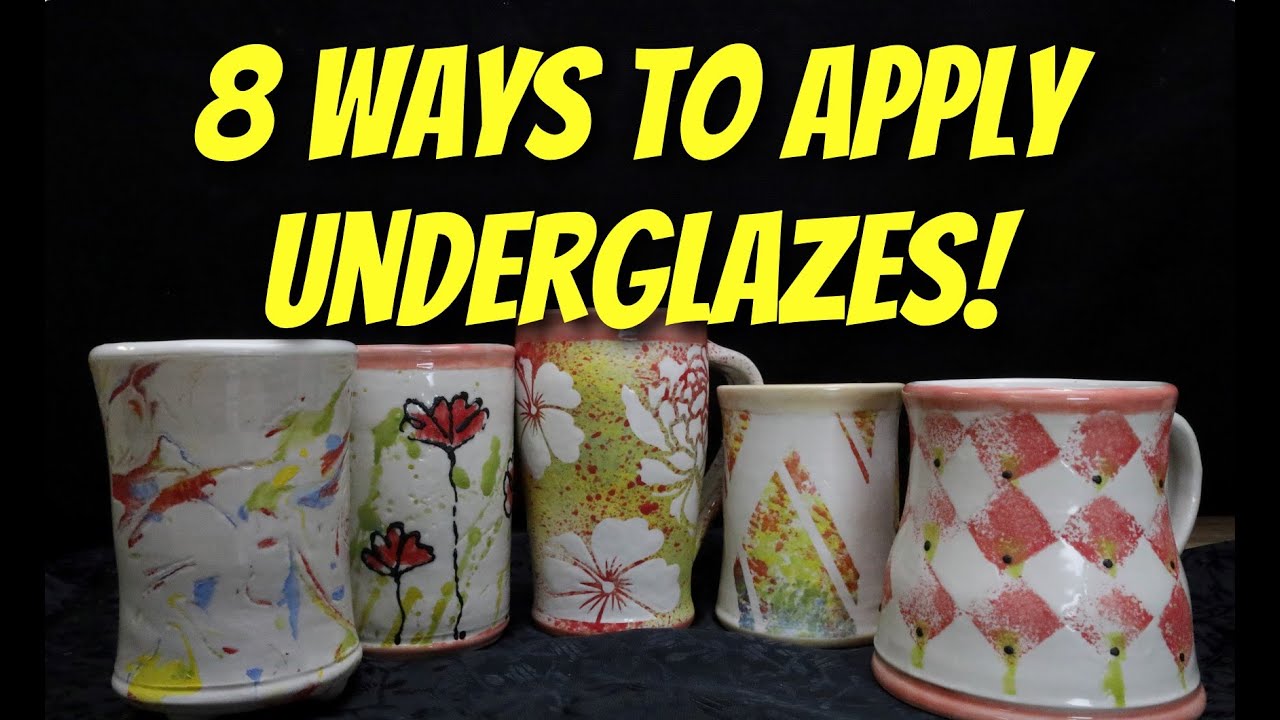 8 Ways to Apply Underglazes Don't OVERlook UNDERglaze! YouTube