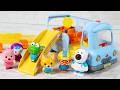 Toy ASMR Pororo School Bus Amusement Park Fidget Toy 뽀로로 버스 Satisfying with Unboxing &amp; Review Toys
