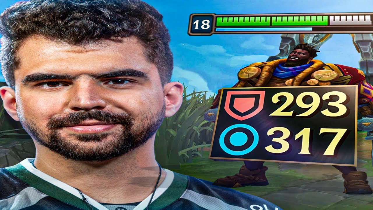 WIDE K'SANTE?! 4,700 HP 💪 293 Armor🤷‍♂️ 317 MR 💦 Unstoppable 🚫 A Shield 🛡 Goes Over Walls🧱