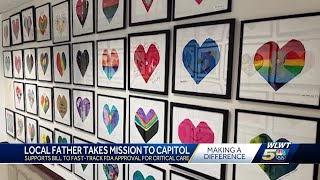 Founder of 'The Cure Starts Now' takes message on cancer research to Washington