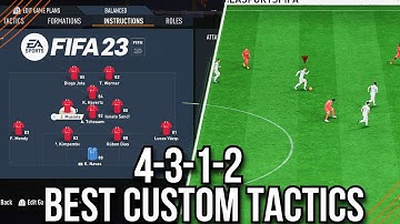 FIFA 23 BEST FORMATION 4312 CUSTOM TACTICS! Meta Instructions & Custom Tactics