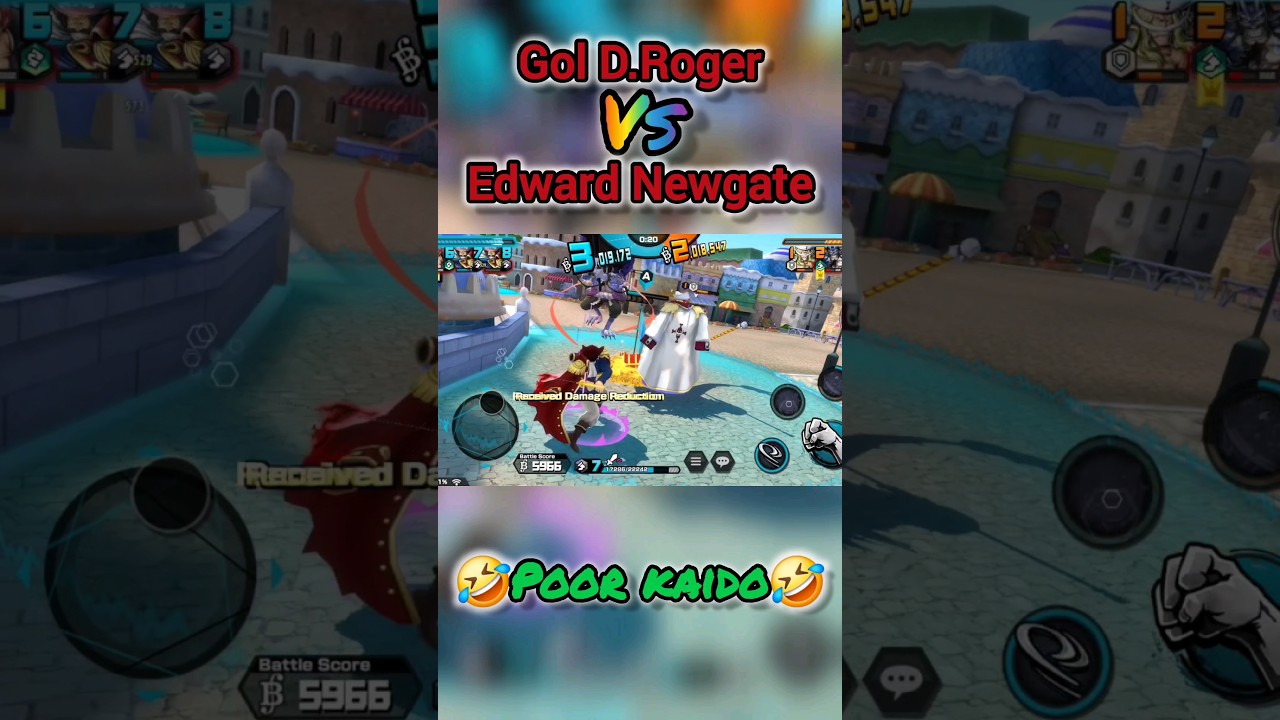 Gol D.Roger Vs Edward Newgate Fight | One Piece Bounty Rush | OPBR