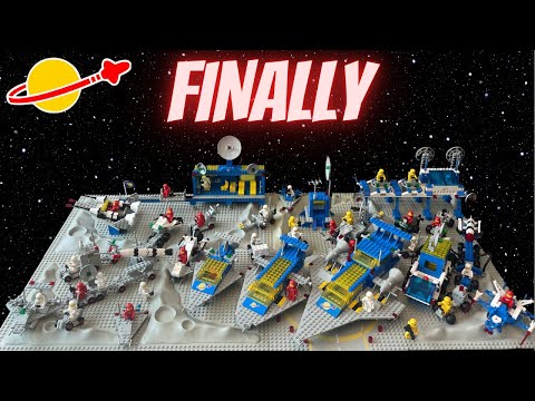YouTube thumbnail: AFTER FOUR DECADES, I FINALLY BUILT MY CLASSIC SPACE LEGO, BUT DID IT SURVIVE? #lego