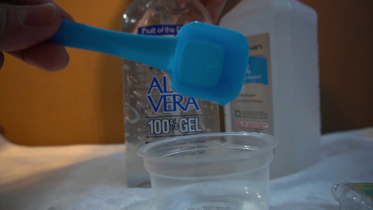 HOW TO MAKE HAND SANITIZER AT HOME? - YouTube