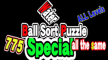 Ball Sort Puzzle Special Level after Level 775 / Lock Ball and Key Ball and Question Mark Ball