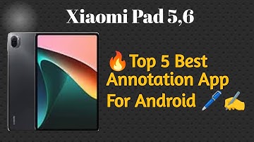 Top 5 Best PDF Annotation App🔥| palm rejection?🤔 #kkgaurav #mipad5 #xiaomipad5 #xiaomipad6