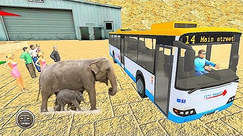 Real Uphill Offroad Bus Driving Game -#114 Bus Simulator Games - New games 2023 - Android Gameplay