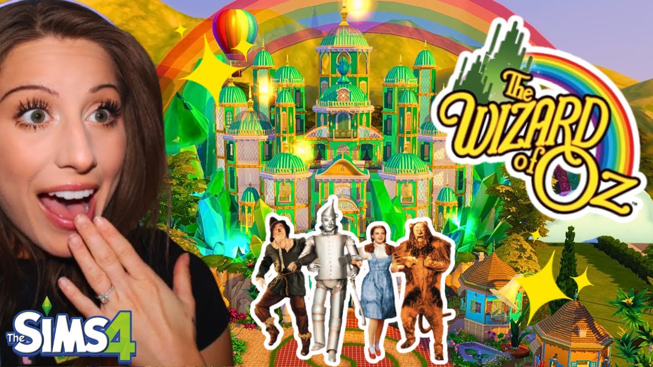 Building the EMERALD CITY from The WIZARD OF OZ in the Sims 4 | Part 1