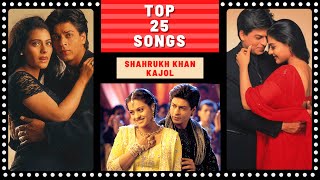 Top 25 SHAHRUKH KHAN \& KAJOL Songs