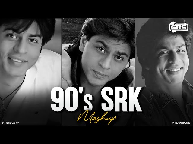 90's SRK Mashup - GRS Best Of Shah Rukh Khan | Main Hoon Na | Kuch Kuch Hota Hai | Kal Ho Na Ho class=