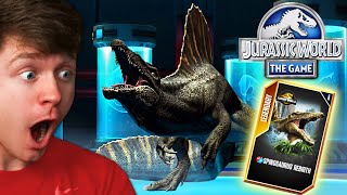 Hatching the REBIRTH SPINOSAURUS! - Jurassic World The Game screenshot 4