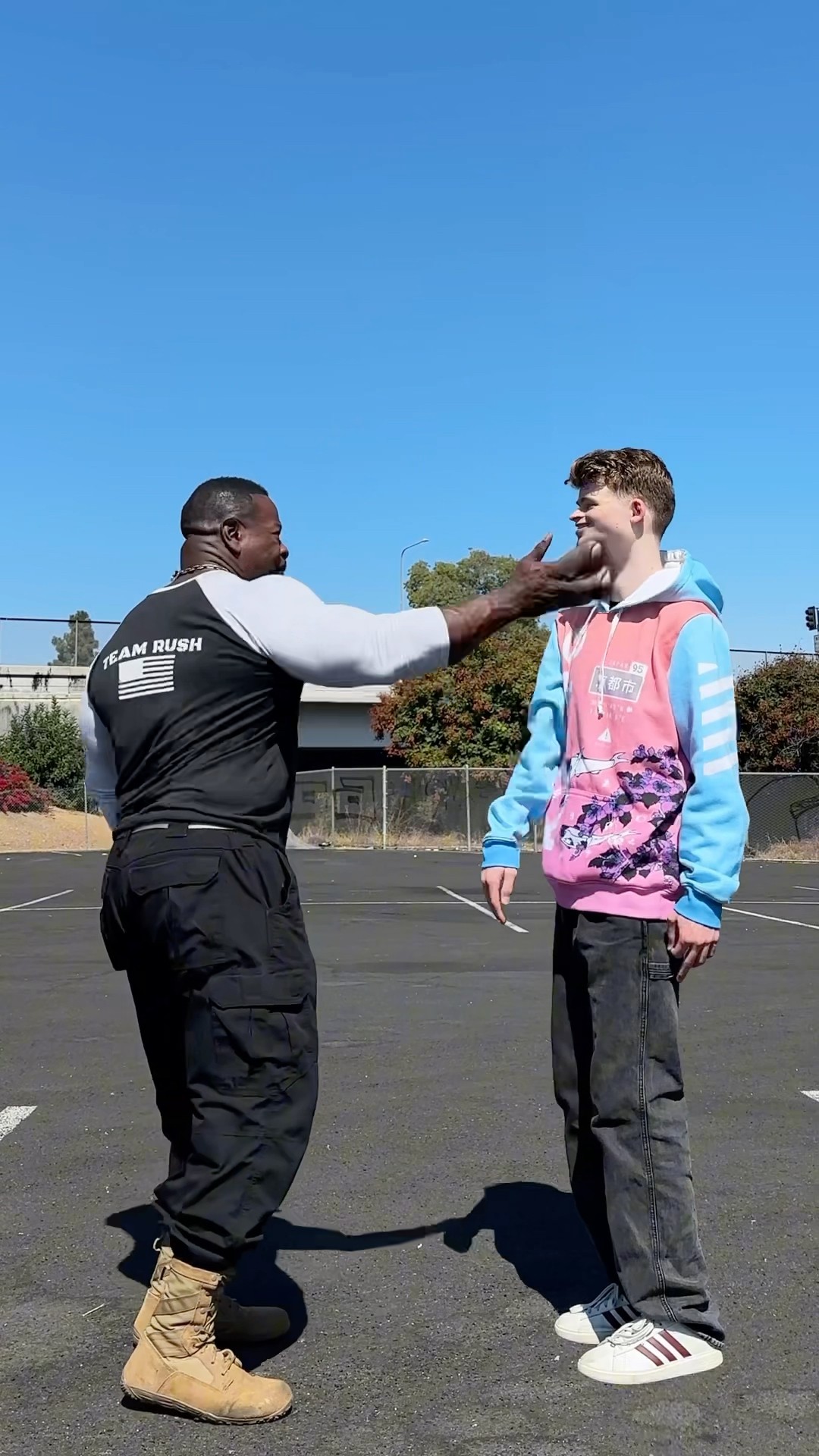 Hardest slap of all time?! ?? @ChefRush broke the sound barrier with that swing