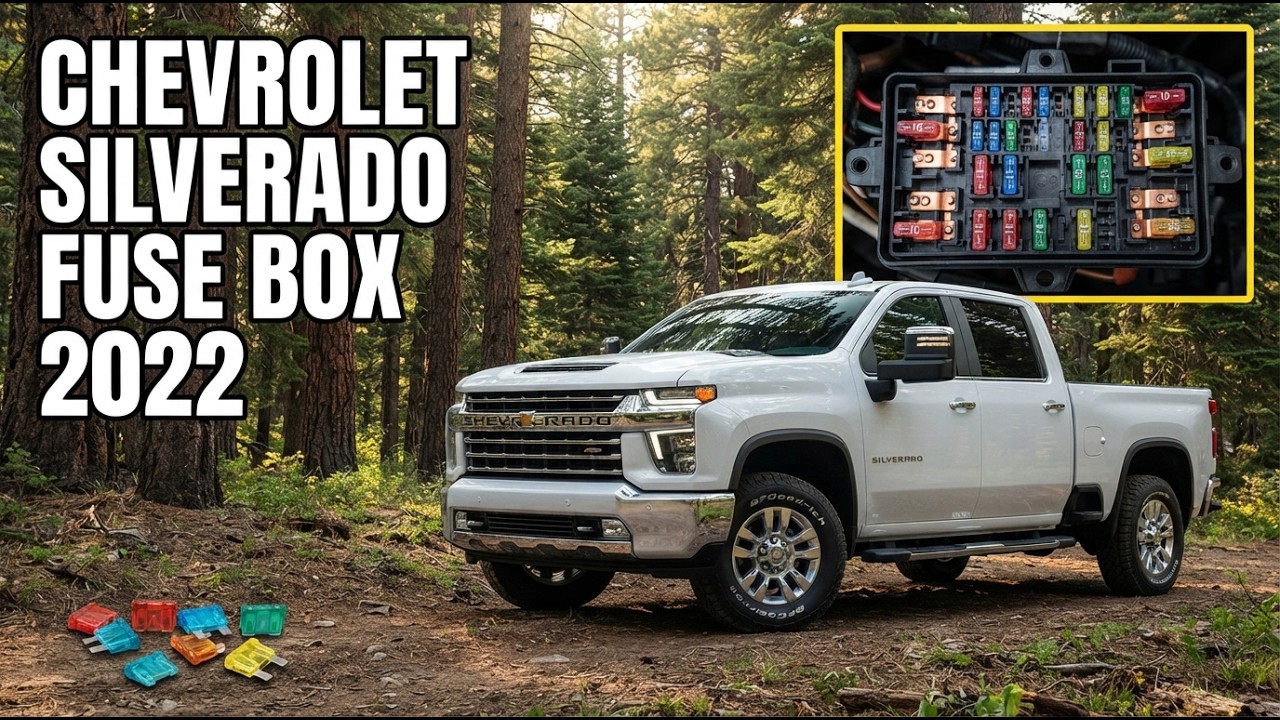 2022 Chevrolet Silverado T1XX Fuse Box Diagram – Location, Layout