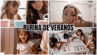 RUTINA REAL de VERANO con 3 NIÑAS + Q&amp;A MANUELA + lo que NO se ve en RRSS| vlog Clarisse