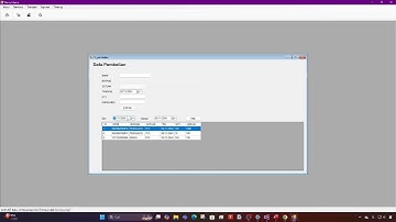 Praktek Hari ke 3 : Desain Form Pembelian Barang | Aplikasi Kasir Database MS. Access