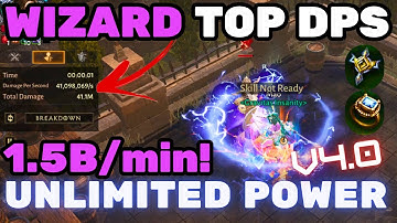 UNLIMITED POWER v4.0!! NEW SKYBREAKER SHOCK! 1.5B/Minute Wizard Build! [Diablo Immortal]