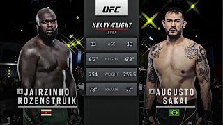 UFC FIGHT NIGHT 189 JAIRZINHO ROZENSTRUIK - AUGUSTO SAKAI FULL FUGHT | РОЗЕНСТРУЙК САКАЙ ПОЛНЫЙ БОЙ