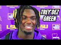 LSU TE Trey'Dez Green postgame interview after monster game against South Carolina
