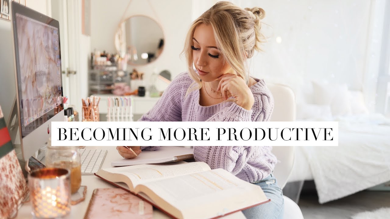 SIMPLE PRODUCTIVITY HABITS FOR SCHOOL/WORK 👩🏼‍💻 + Printable Guide