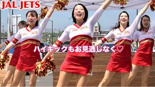 [Cheerleaders @ Narita ①] Flying cheerleaders! The dynamic beauty of active flight attendants is ...