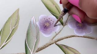 Diane Hill Painting Chinoiserie Art