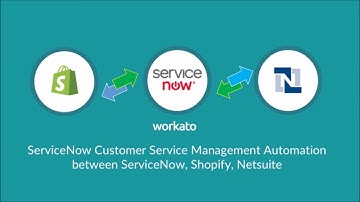 ServiceNow Netsuite Shopify Integration with Workato