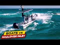 WAVES TO THE FACE !! WHAT JUST HAPPENED? | Boats vs Haulover Inlet | Boca Inlet