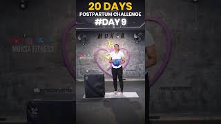 #20DaysPostpartumChallenge #Day9 #PostpartumRecovery #PostpartumFitness #MomFitness #CoreRecovery
