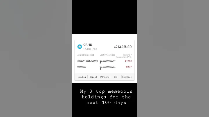 Top 3 Memecoins I #HODL#shorts#crypto #trending #tiktok #cryptocurrency#trading