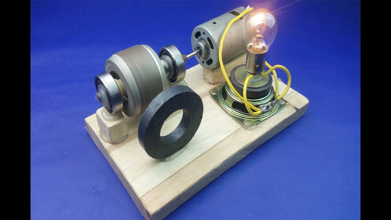 How To Make Generator Free Energy With Dc Motor 100% at home new 2019 ...