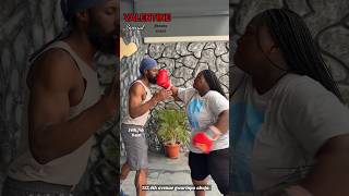 Client Gets Too Excited and Punches Trainer During Boxing Sparring 😆 because of Valentine’s special