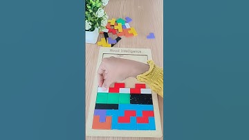 colorful Tetris puzzle #colorful #colors #satisfying