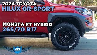 2024 Toyota Hilux GRSport on Monsta RT Hybrid 265/70 R17 @ RNH Tire Supply