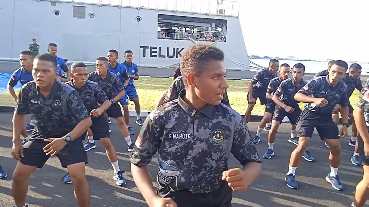 Siswa Satdik 3 Sorong tiba di Mako Lantamal VI Makassar