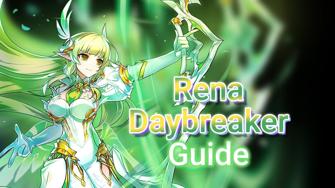 [Elsword] Rena - Daybreaker Guide! - YouTube