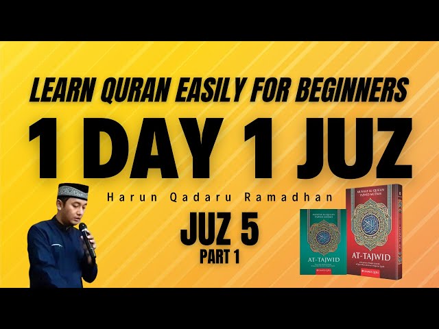 Learn To Recite Quran For Beginners - Juz 5 - 1 Day 1 Juz - Part 1 class=