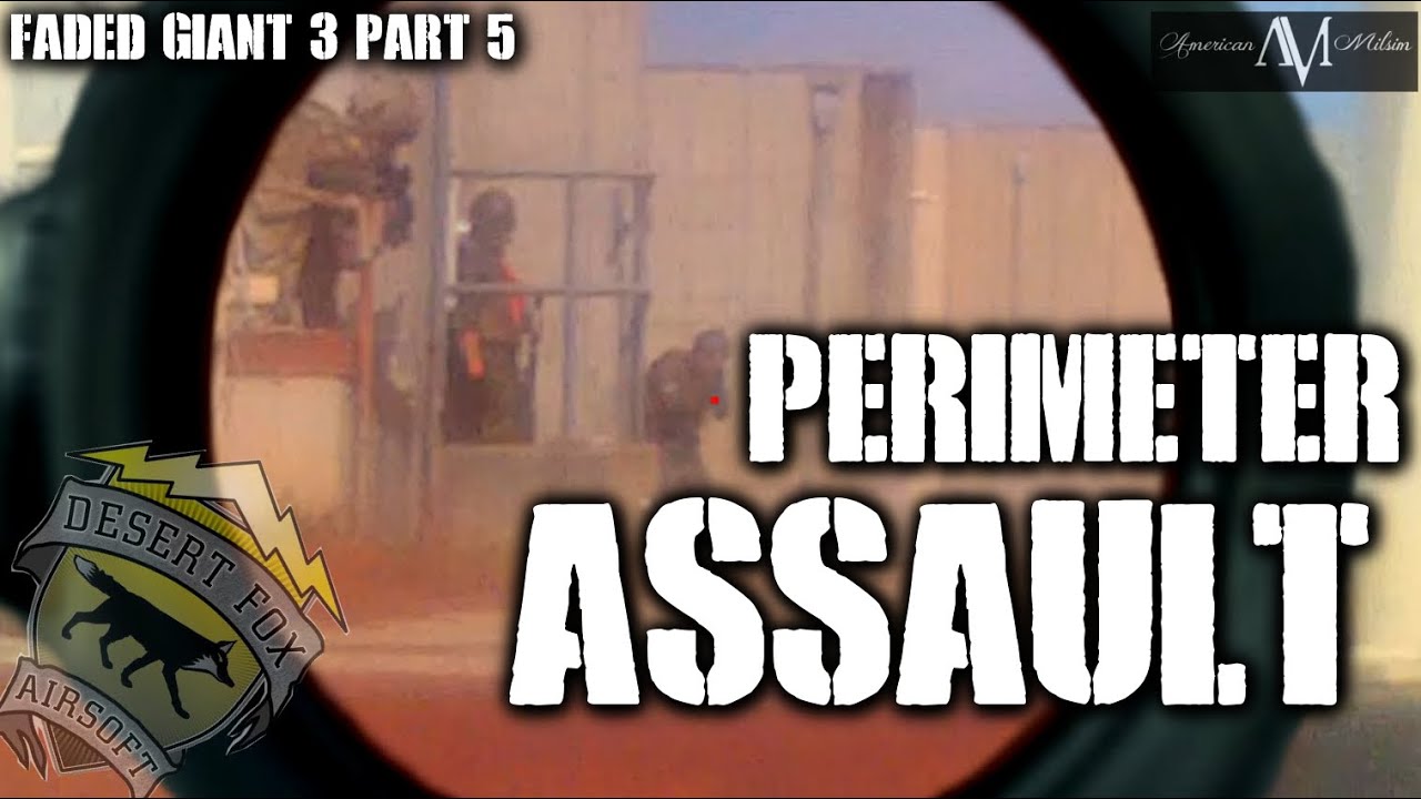 American Milsim Faded Giant 3 Part 5: Perimeter Assault (Elite Force 4CRS Airsoft Gun)